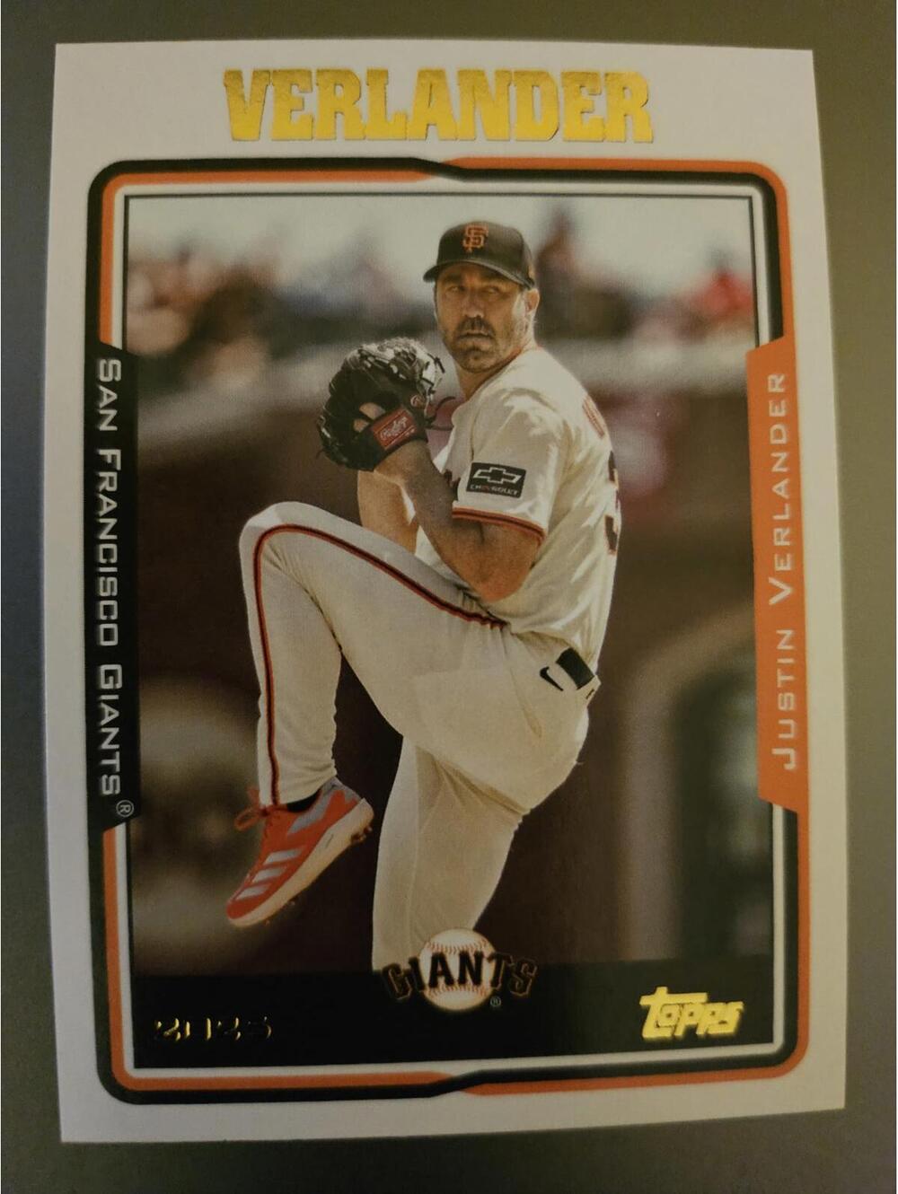 Justin Verlander - 2025 Topps Archives #235 - Giants - RAW mint - Picture 1 of 2